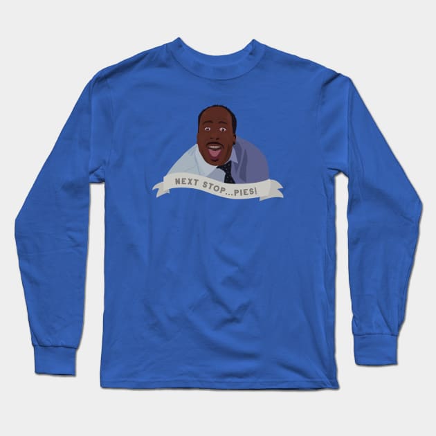 Stanley Pies Long Sleeve T-Shirt by Cat Bone Design